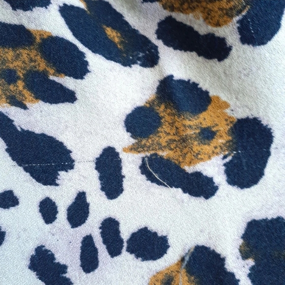 Leopard Print S Midi Skirt Wrap Animal Print Leopard Cheetah Lightweight - Picture 5 of 5